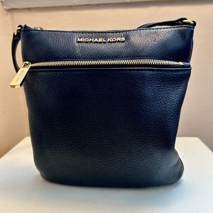 Michael Kors Black Leather Crossbody